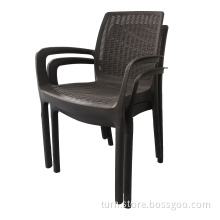 outdoor furniture chairs rattan plastic Plastic Rattan Chair